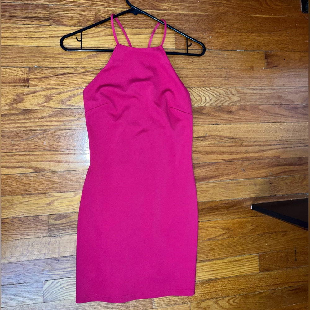 Hot Pink Bodycon Forever 21 Dress